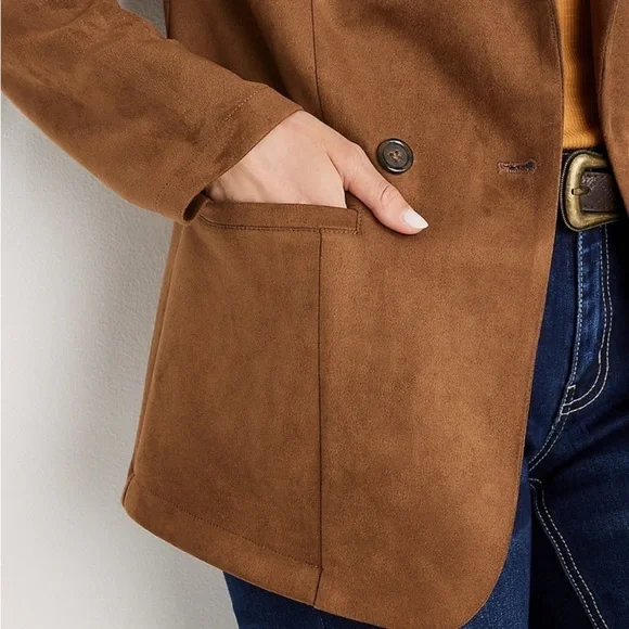 Maurices Faux Suede Blazer - Picture 3 of 11